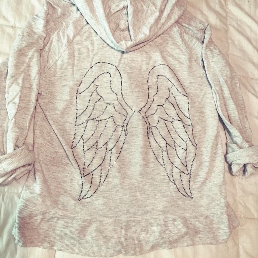VS rhinestone zip up jacket!